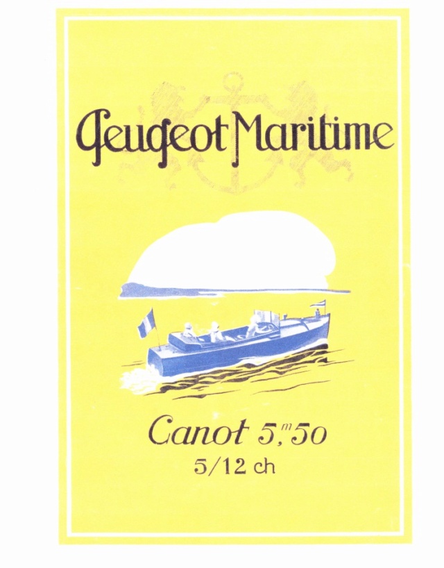 Peugeot Maritime : Rosengart, Peugeot canoë, voiture canot... Catalo15