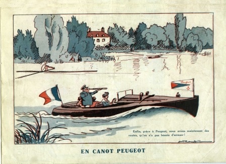 Peugeot Maritime : Rosengart, Peugeot canoë, voiture canot... Peugeo14