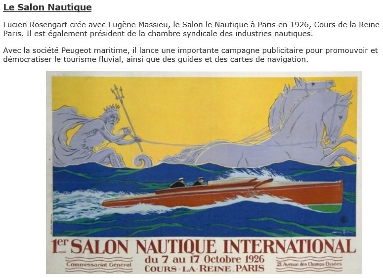 Peugeot Maritime : Rosengart, Peugeot canoë, voiture canot... Salon_13