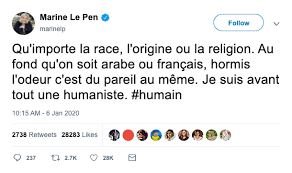 Désossage d'une treue islamodroitiste sur la place publique : Marine Le Pen Images10