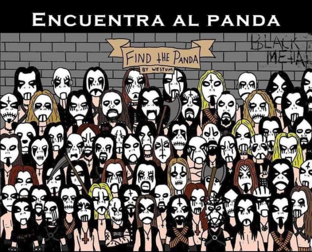 Encuentra al panda  Scree665