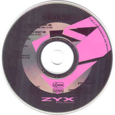 Savage - Don't You Want Me (Remix) ['94 - GER - CDM] 07/03/2023 213