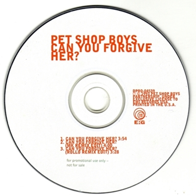 Pet Shop Boys – Can You Forgive Her ['93 - US - CDM Promo DJ MICKEY - 09/03/2023 241