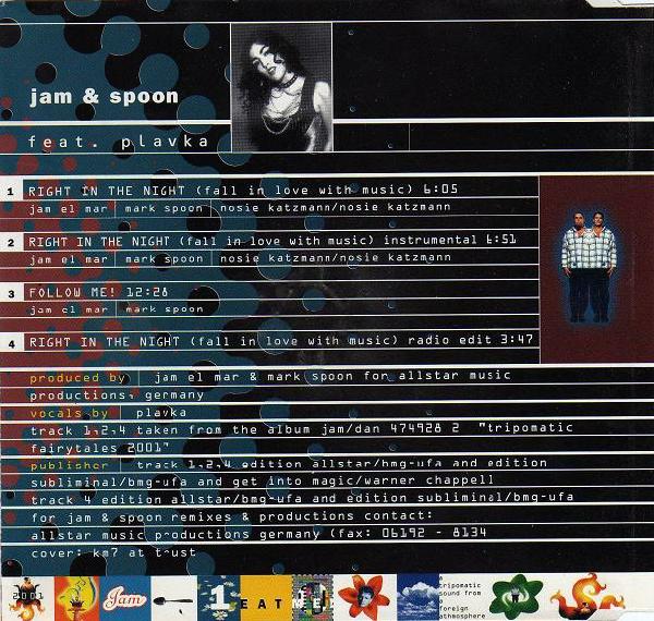 Jam & Spoon - Right In The Night (Fall In Love With Music) (1993 - Europe) [CDM] DJ MICKEY 11/03/2023 338