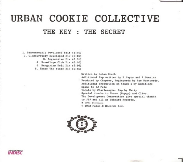 Urban Cookie Collective - The Key The Secret (CDM) - 1993 Back73