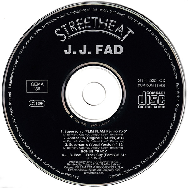 J.J. Fad- Supersonic (CD Single Remix 1988) Cd47
