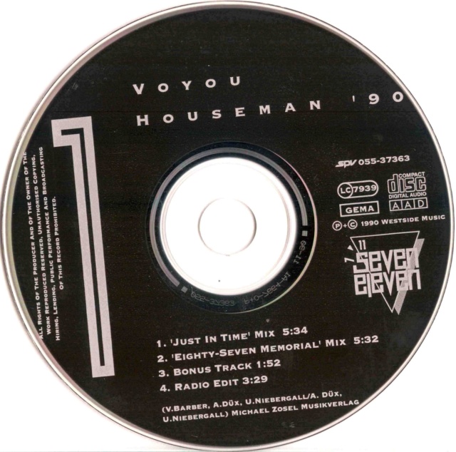 Voyou - Houseman '90 (CDM) - 1990 - 17/02/2023 Cd51