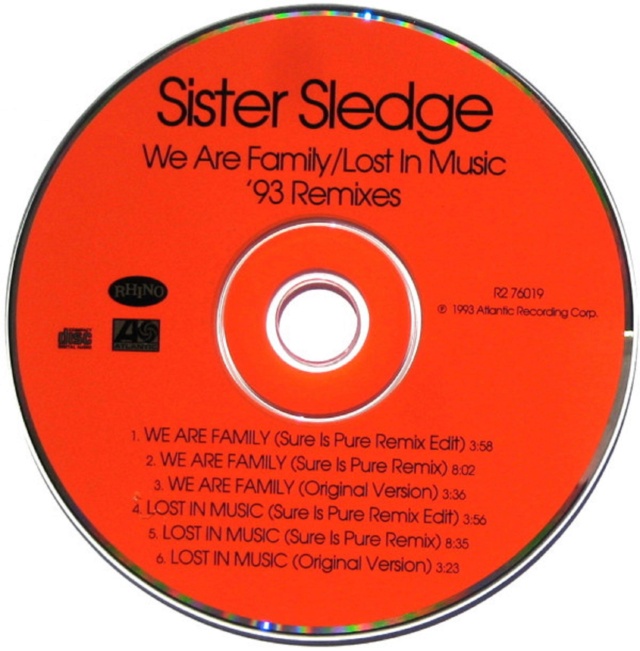 Music - Sister Sledge - We Are Family - Lost In Music ('93 Remixes) (CDM) - 1993 Cd64