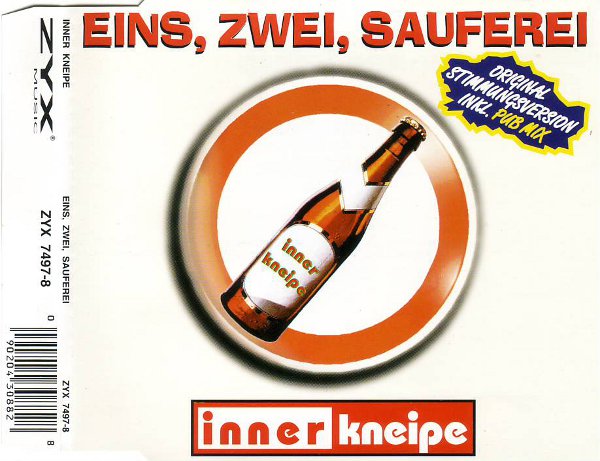 Inner Kneipe - Eins, Zwei, Sauferei (CD Maxi-Single) (1994) 10/03/2024 Front172