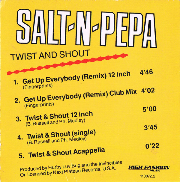 Salt-N-Pepa ‎- Twist And Shout (Maxi CD ) R-128813