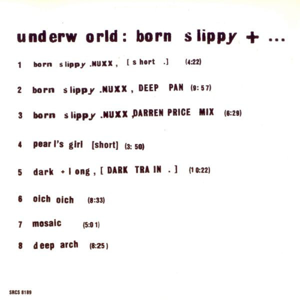 Underworld - Born Slippy + ... (CDM) - 1996 - 19/02/2023 R-143212