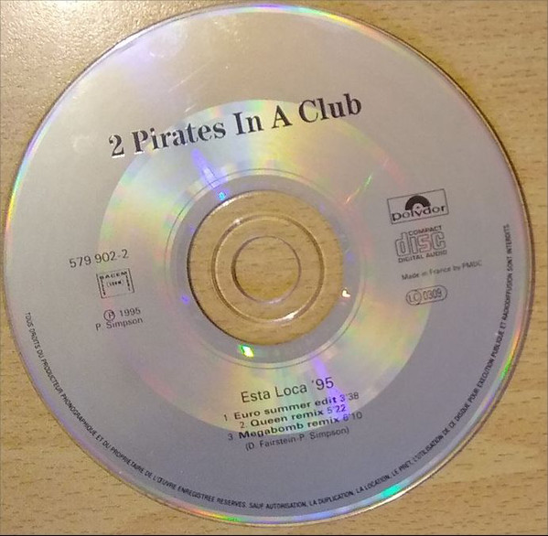 2 Pirates In A Club - Esta Loca (Maxi CD 1995) 17/02/2023 R-236013