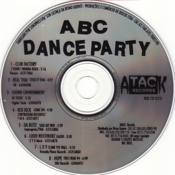 dance - Abc - Dance Party - Atack Records - 07/11/2022 R-333511