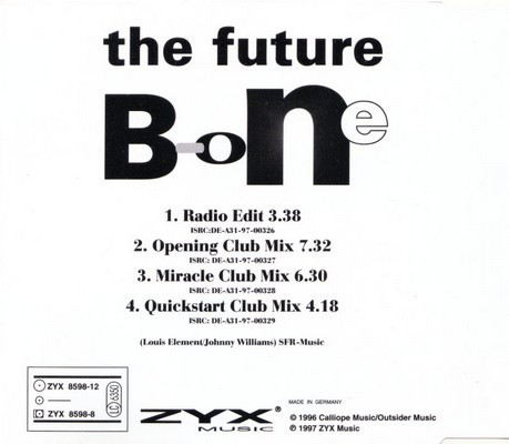 B-One - The Future  (Maxi CD  1997 - Germany) R-644210