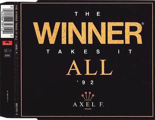 Axel F. - The Winner Takes It All '92 (Maxi CD 1992) 20/03/2023 R-825910