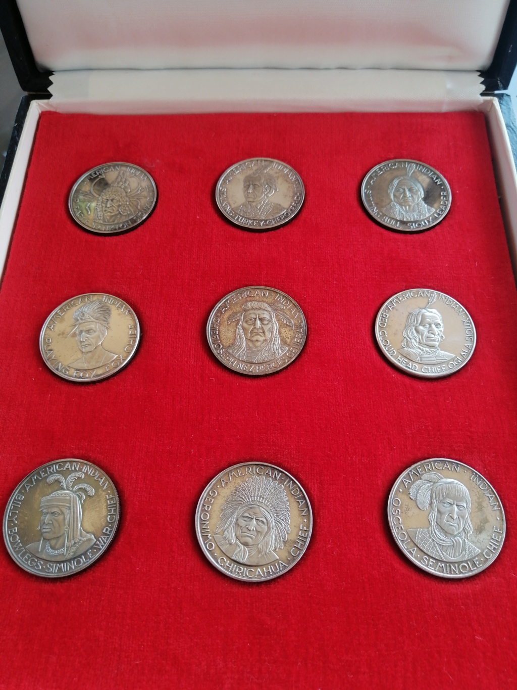 Medallas de plata American Indian  16596912