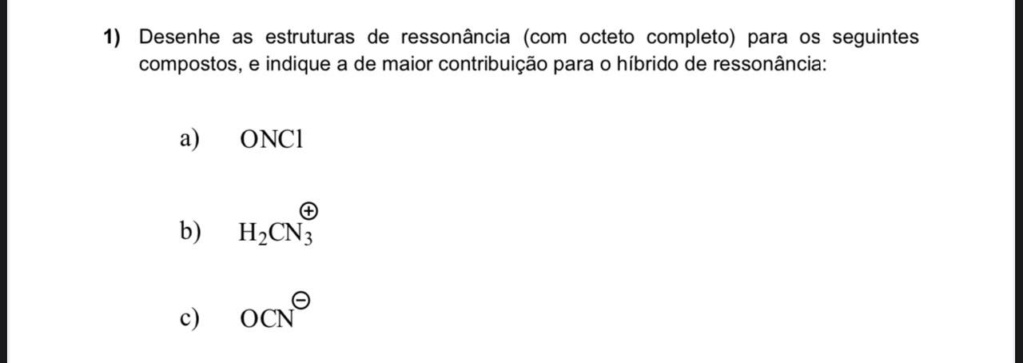 Química Orgânica - Ressonância e hibridização  Cb4b5910