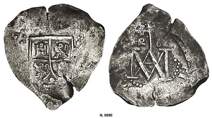 4 R. tipo María de Carlos II (¿Sevilla? 1665 - 1700 d.C) 8reale10