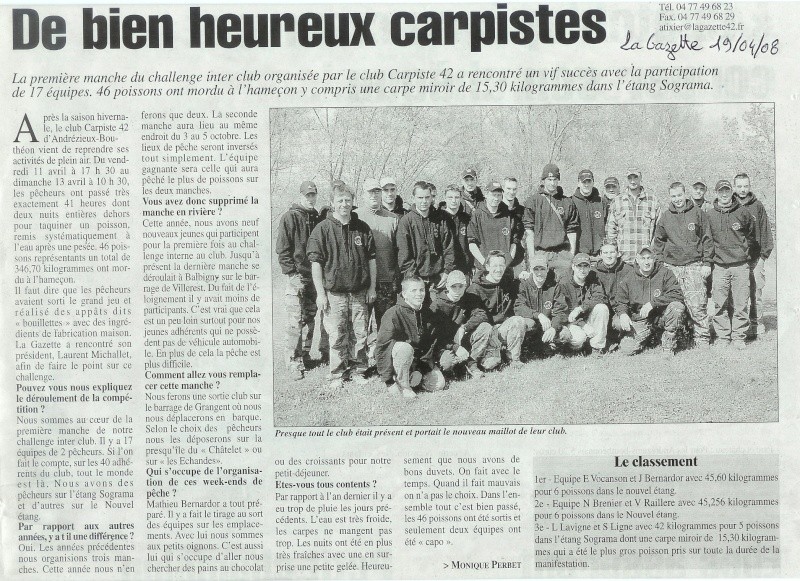 1ère manche Challenge carpe-La Gazette 18-04-2008 Challe10
