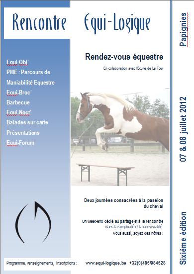 Rencontre Equi-Logique Sixième Edition Affich10