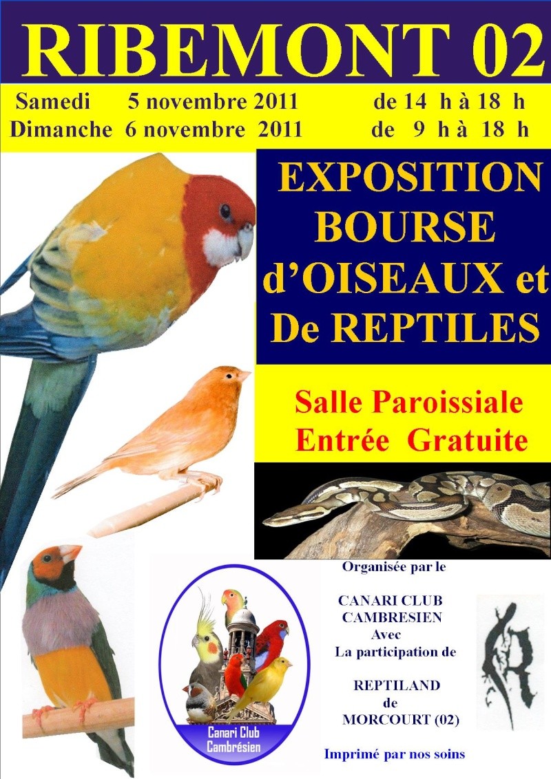 exposition bourse a ribemont (Aisne) Affich22