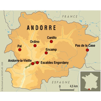 Andorre Une principaut de charme Carte-10