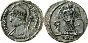 AE3 conmemorativo de Constantinopla. Trier 6966110