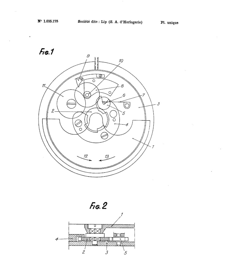 Le seul mouvement auto que lip a manufacturé : R26 Ii11