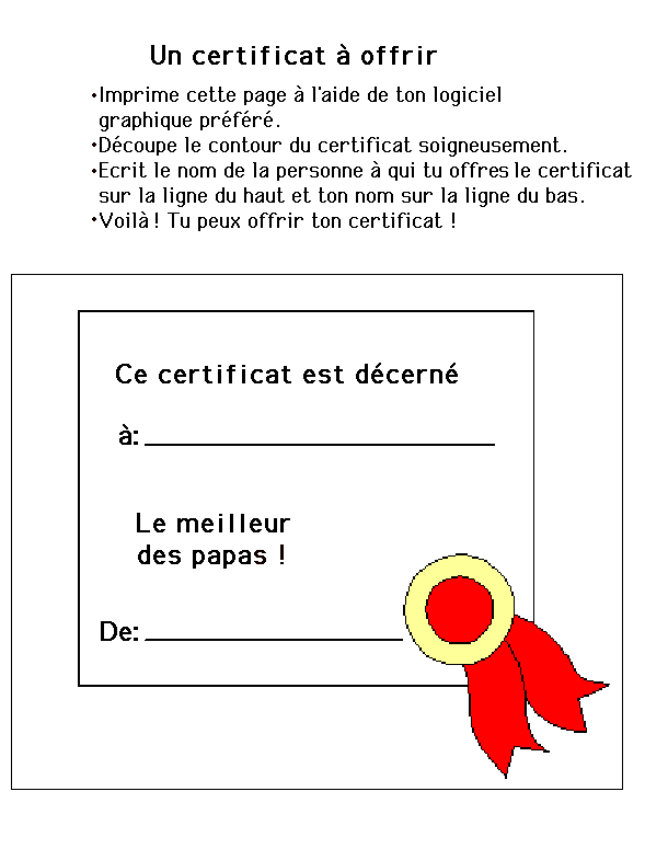 Le certificat pour papa Certif10