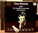 Ossy Renardy interpreta due sonate,,, D89fe110