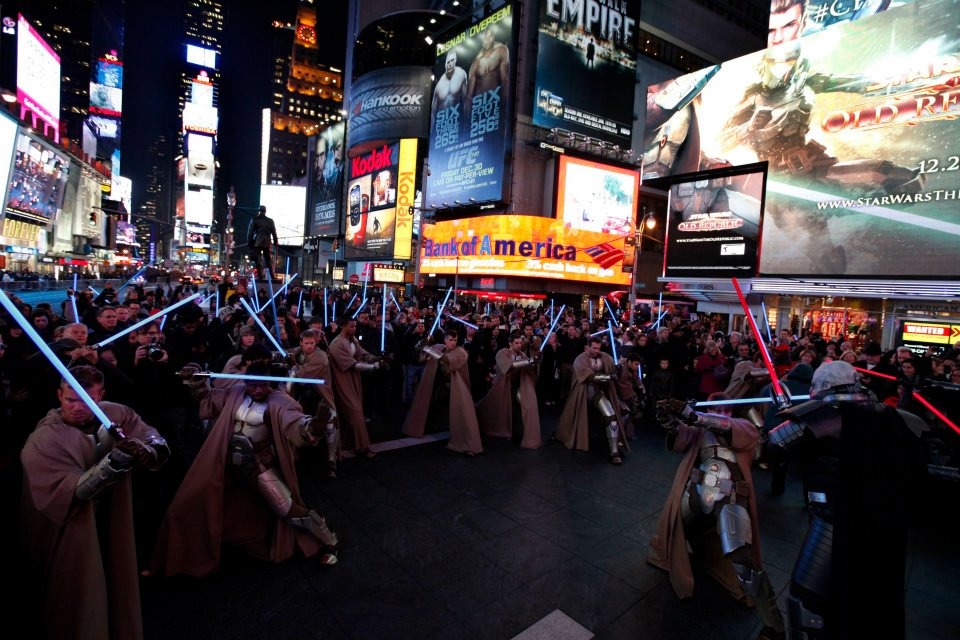 Star Wars s'invite à Times Square Sithvs14