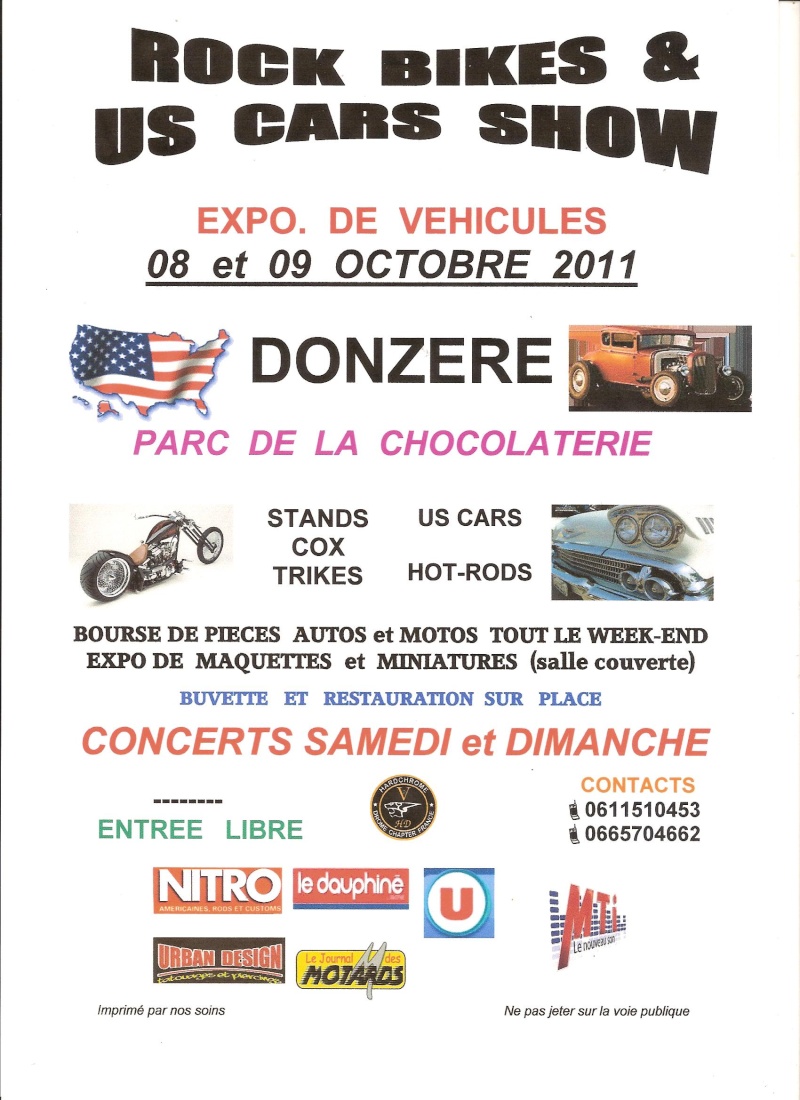 ROCK  BIKES & US CARS  SHOW 8/9 Octobre à Donzere Rock_b12