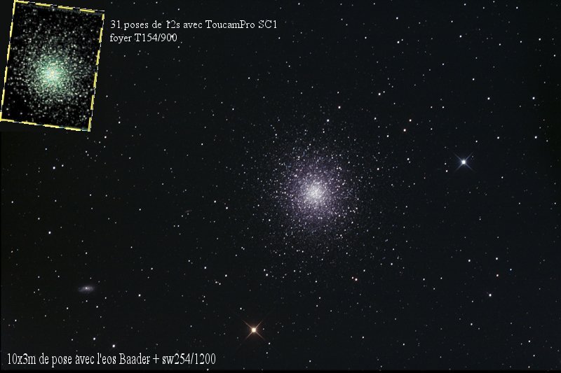 En attendant une retouche de couleurs : M13 M13com10