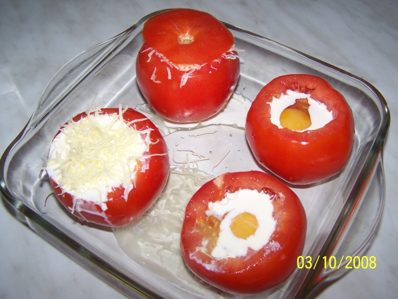 Tomates farcies à l'oeuf Tomate10