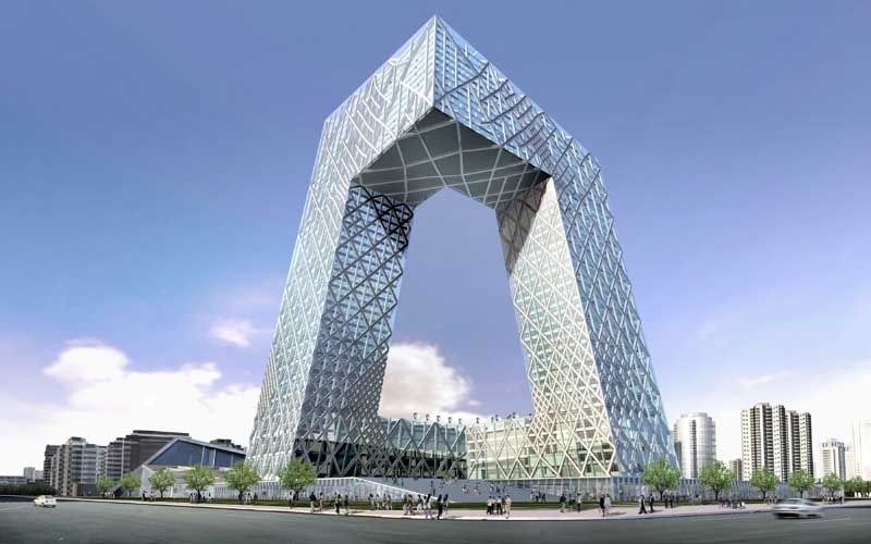 The "Falling Towers" of New Chinese TV Center Cctv_b12