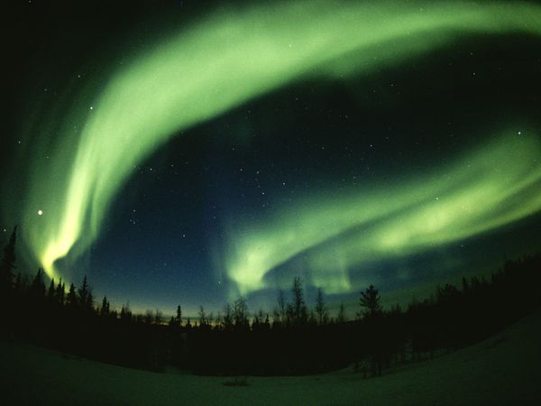 Đêm đông ở Churchill, Canada đẹp huyền ảo với cực quang  Greena11