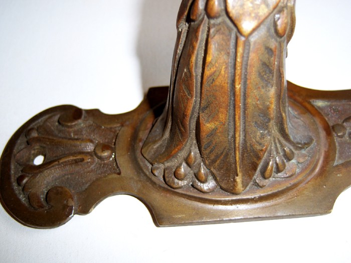Paire de grandes poignées de porte en bronze * 617