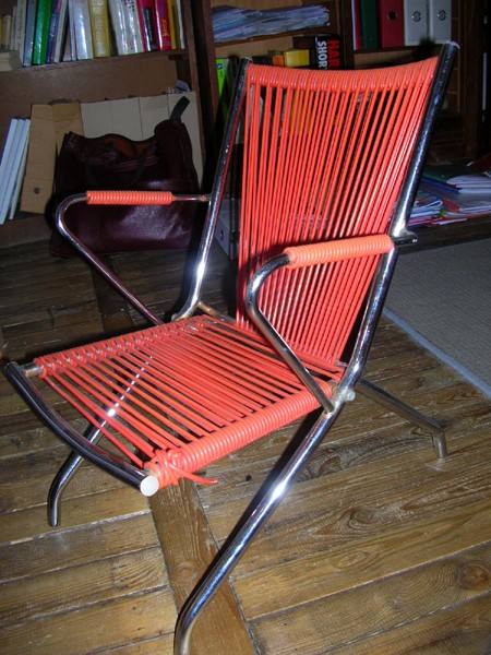 une chaise pliante pour enfant...