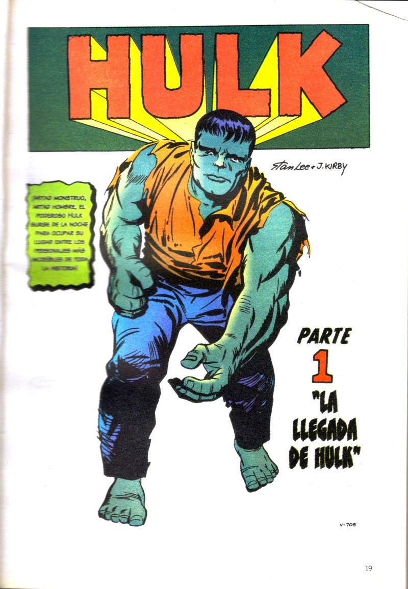 COMIC DE THE INCREDIBLE HULK N1 DE 1961 Hulk110