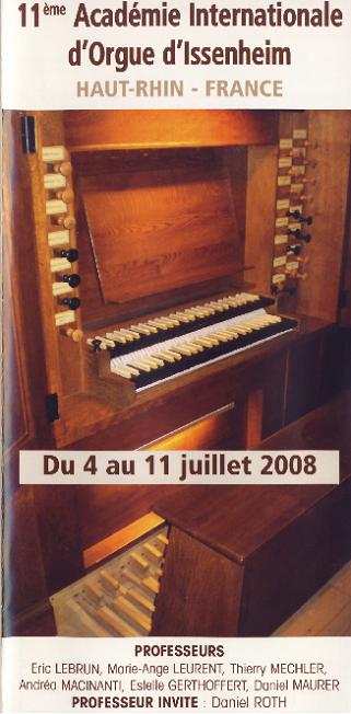 Académie internationale d'orgue d'Issenheim Issenh10