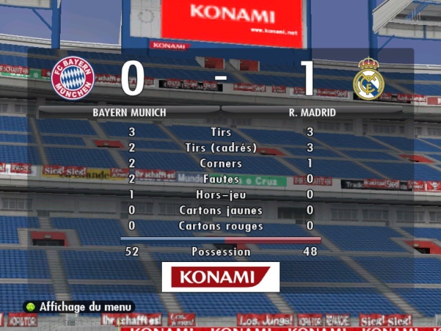 Bayern Munich  2 - 1 Ral Madrid Mt12