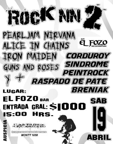 ROCK NN 2 - PUB EL FOZO - SABADO 19 DE ABRIL 12082210