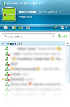 MSN Messenger 9.0 Beta Ykle Screen11