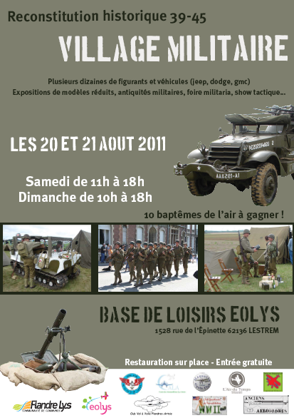 Le 20 et 21 Août 2011, Base Eolys à Lestrem/Merville . 2011-010