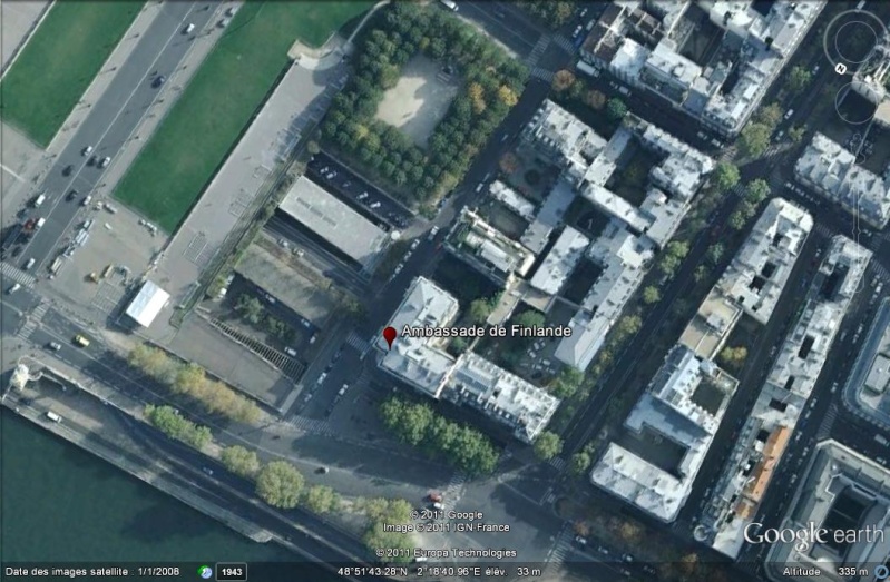 Les ambassades étrangères en France vues depuis Google Earth Ambass11