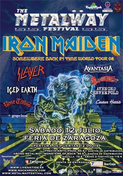 Iron Maiden confirmado em festival na Espanha Metalw10