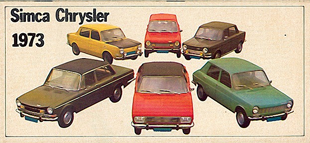 Catalogue [36] - 1973 - Gamme Simca Chrysler - F 73-f10