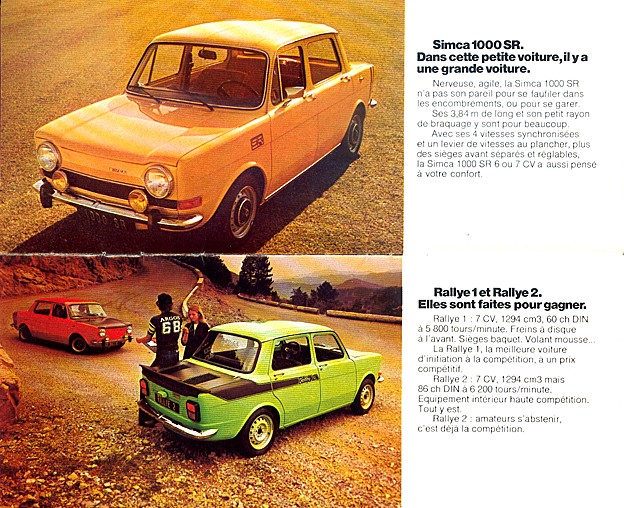 Catalogue [76] - Gamme Simca Année 1976 - F 76-310