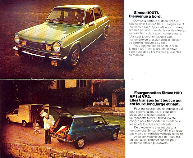 Catalogue [76] - Gamme Simca Année 1976 - F 76-610