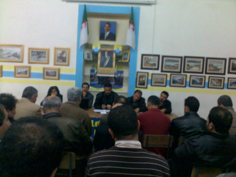 RCD-BGAYET: Photos réunion des cadres le vendredi 30 mars au siege du BR 30032016